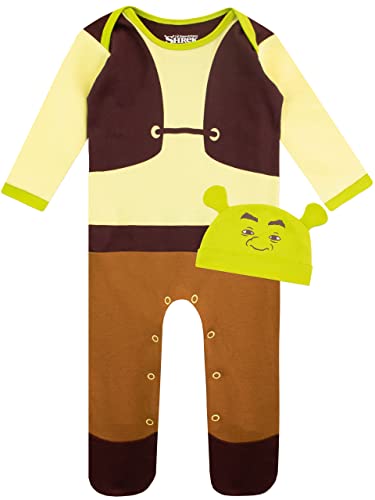 DreamWorks Baby Schlafanzug Shrek Grün 56-68 von DreamWorks