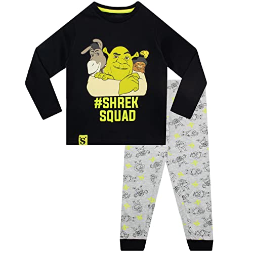 DreamWorks Jungen Schlafanzug Shrek Zwart 122 von DreamWorks