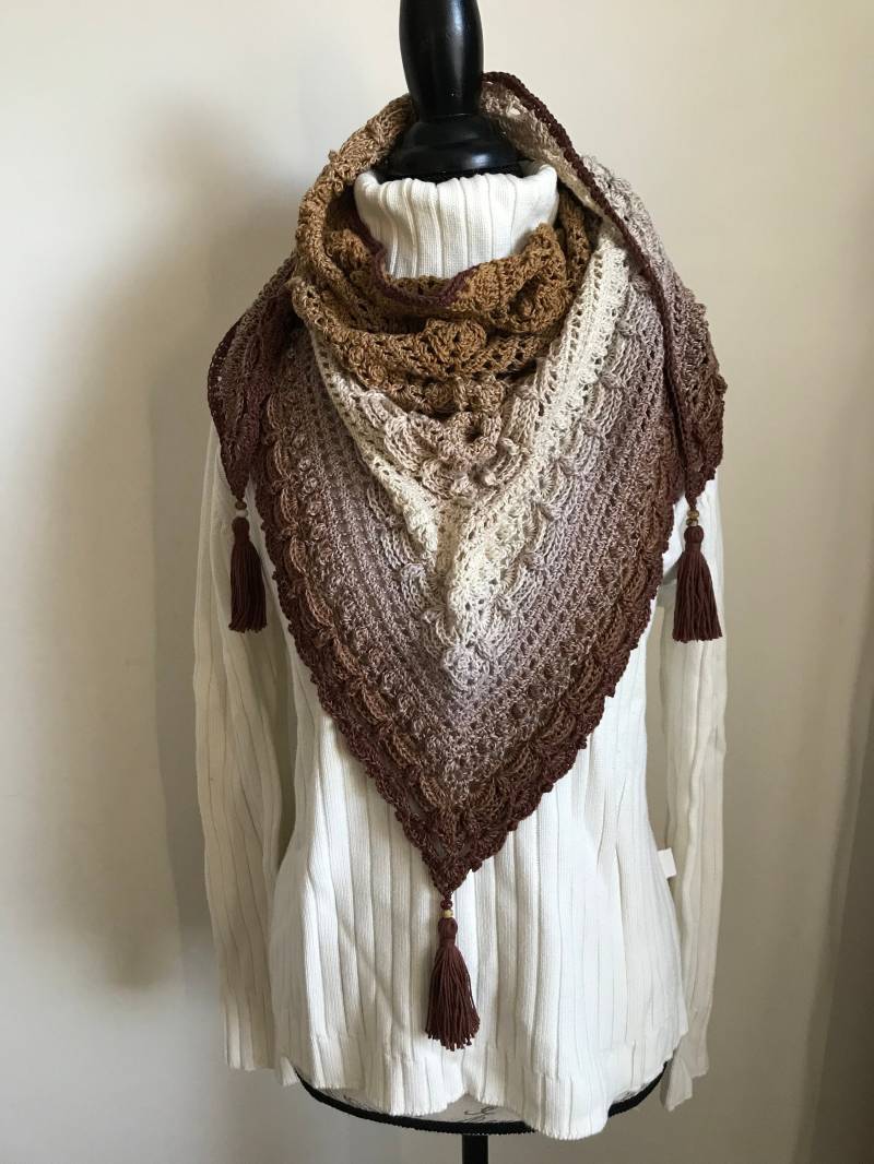 Gehäkelte Baumwollmischung Wickelt Gehäkelte Baumwollmischung Wickelt von DreamcatcherCraftsME