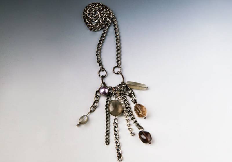 Mondstein & Rauchquarz Halskette von DreamdayJewelry