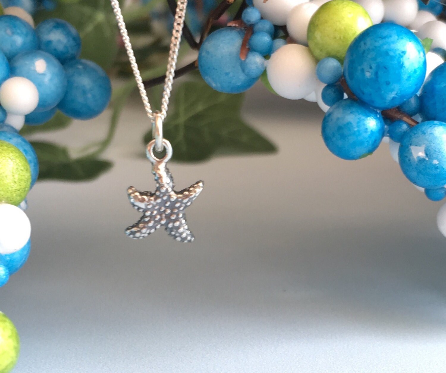 Sterling Silber Seestern Halskette Strand Hochzeit Schmuck von DreamiiJewelry