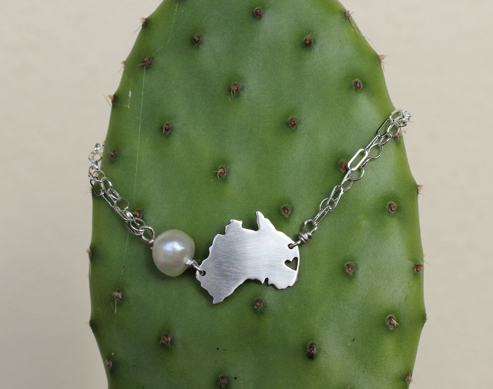 Jedes Zustands-Liebes-Armband - Australien Oder Jedes Land Zustand von DreamingTreeCreation