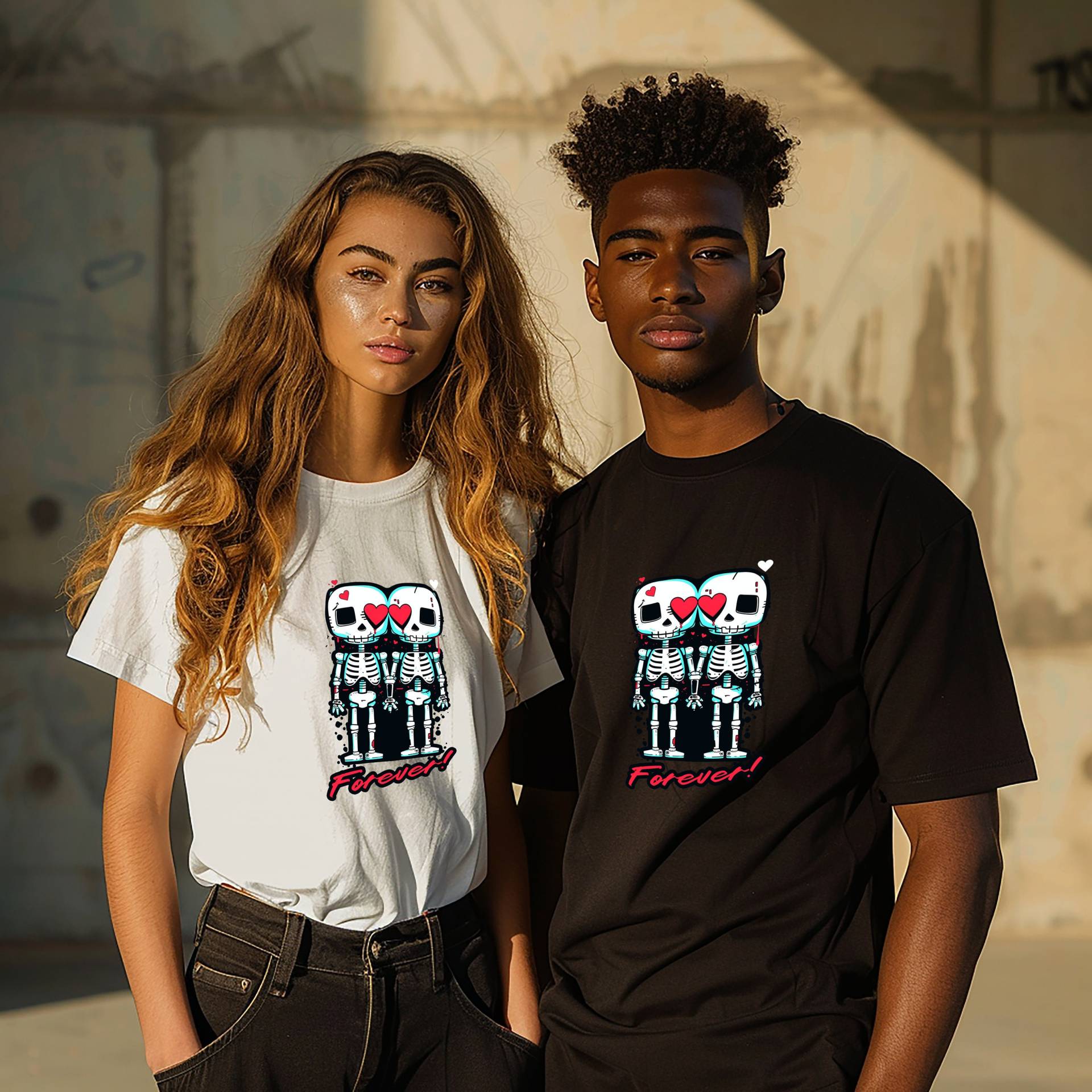 Eternal Embrace T-Shirt Lovebirds, Forever, Valentine's, Endless Bond, Sweethearts, Lovebirdsforever, Eternalcompanions Eternal Embrace T-Shirt Lovebirds, Forever, Valentine's, Endless Bond, Sweethearts, Lovebirdsforever, Eternalcompanions von DreamlandAI