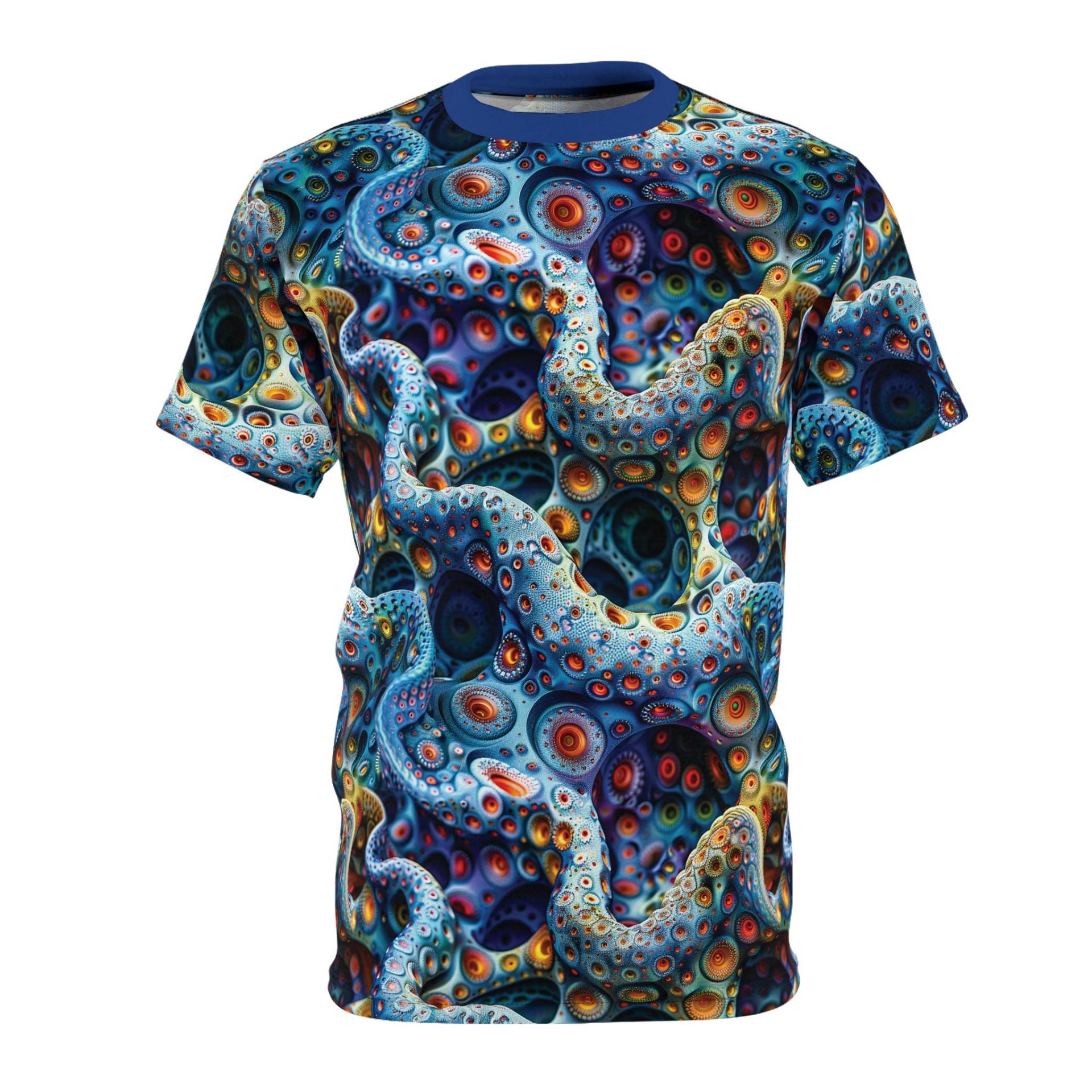 Fractal Tessellations T-Shirt 3D Illusion, Abstract Design, Opticalillusion, Mind-Breaking Art Trendyfashion, Uniquestyle Statementpiece von DreamlandAI