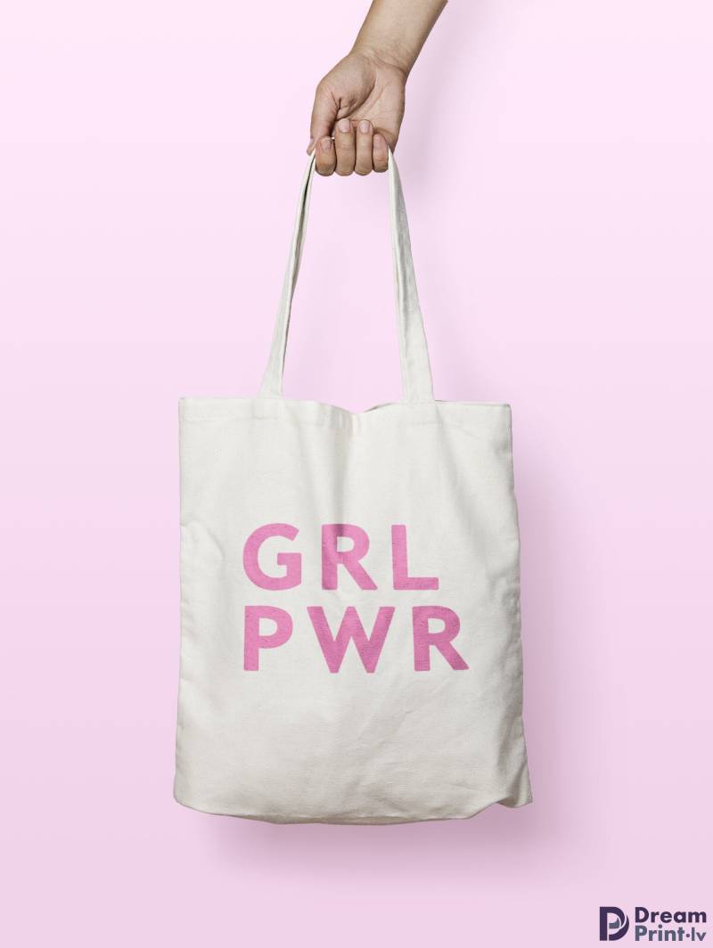 Girl Power Tasche Canvas, Boss Tasche, Grl Pwr Einkaufstasche, Tragetasche Feministisch, Geschenk Für Sie von DreamprintLV