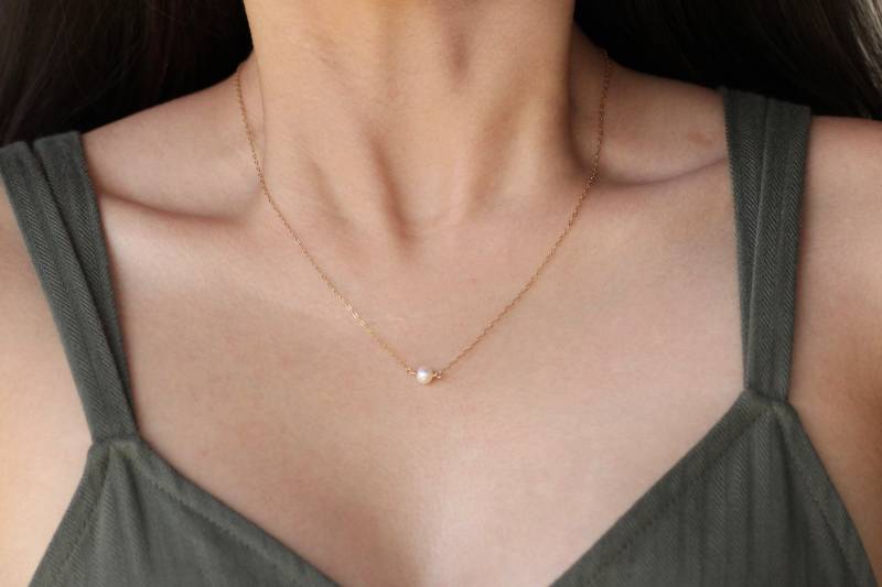 Im Angebot Süßwasserperlen Halsketten -80 von DreamsLight