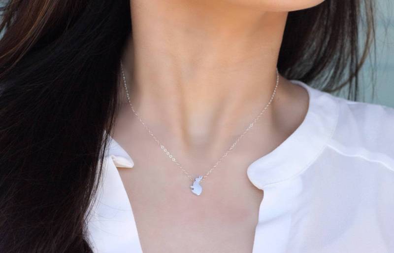 Kaninchen, Niedlichen Schmuck, Charmehalskette, Tier, Schwester, Beste Freundin Dr405-N79-05 von DreamsLight