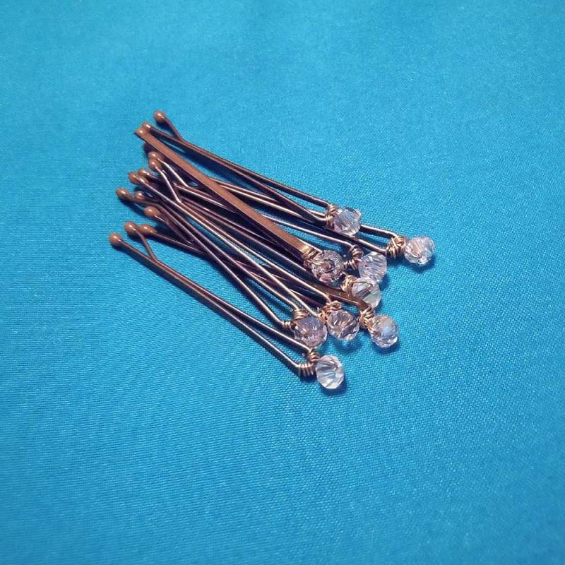 Kristall Gekippt Bobbie Stifte Bobby Pins Kristall Gekippt Bobbie Stifte Bobby Pins von DreamstarJewery