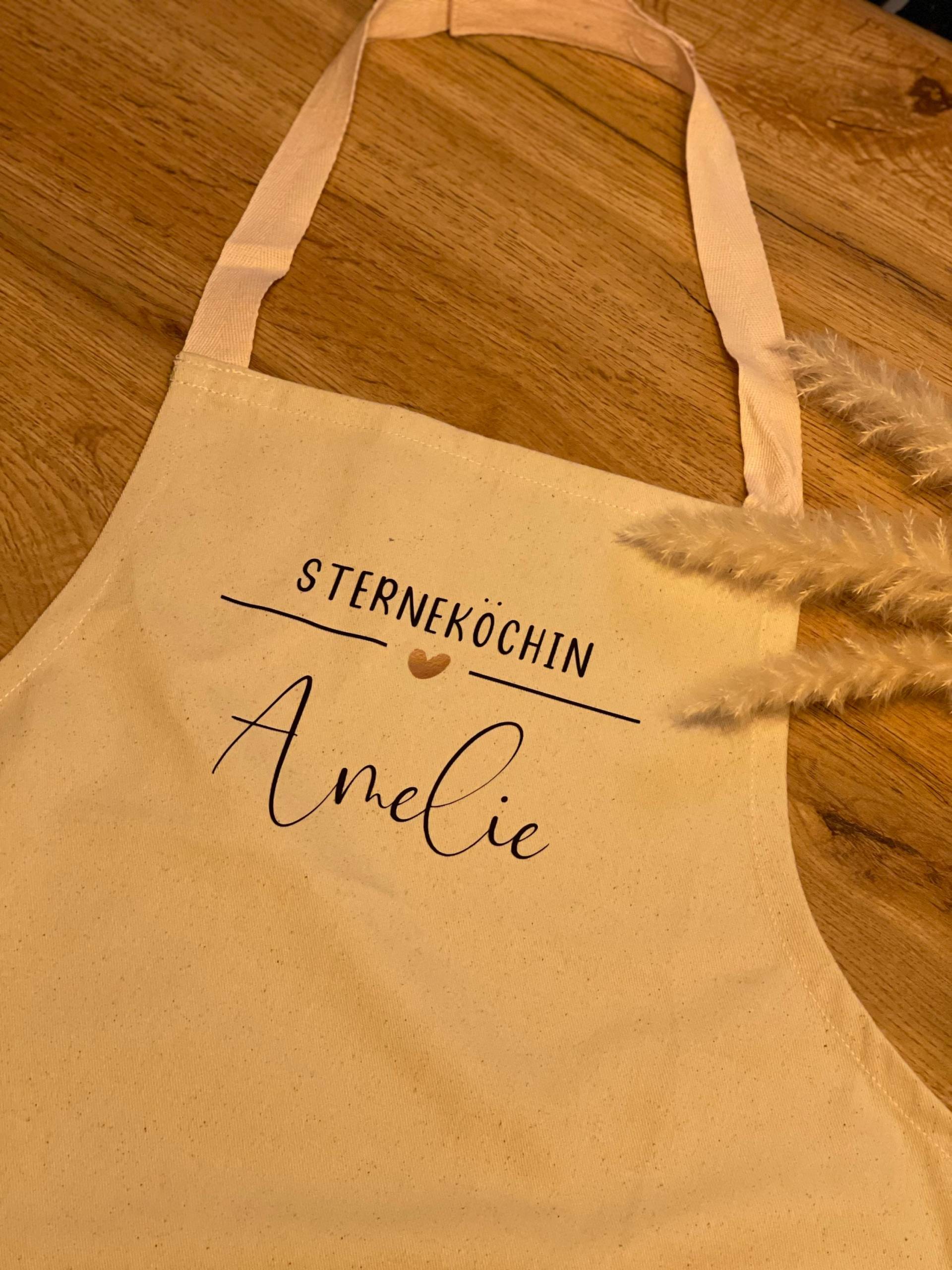 Kinderschürze Sternekoch Sterneköchin | Schürze Für Kinder Personalisiert Kindergartengeschenk von DreamworkAD