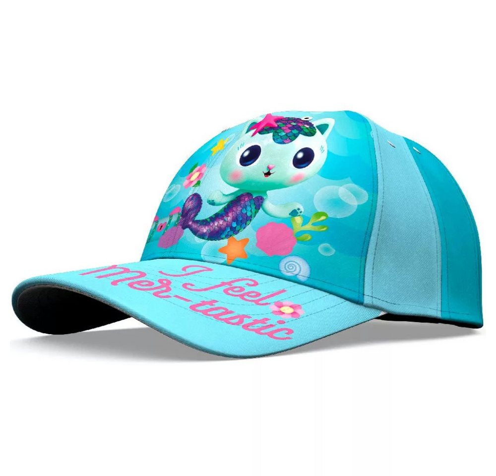 Dreamworks Gabby’s Dollhouse Baseball Cap Gabbys Dollhouse Mercat Kinder Mädchen Basecap Gr. 52 bis 54, Baumwolle von Dreamworks Gabby’s Dollhouse