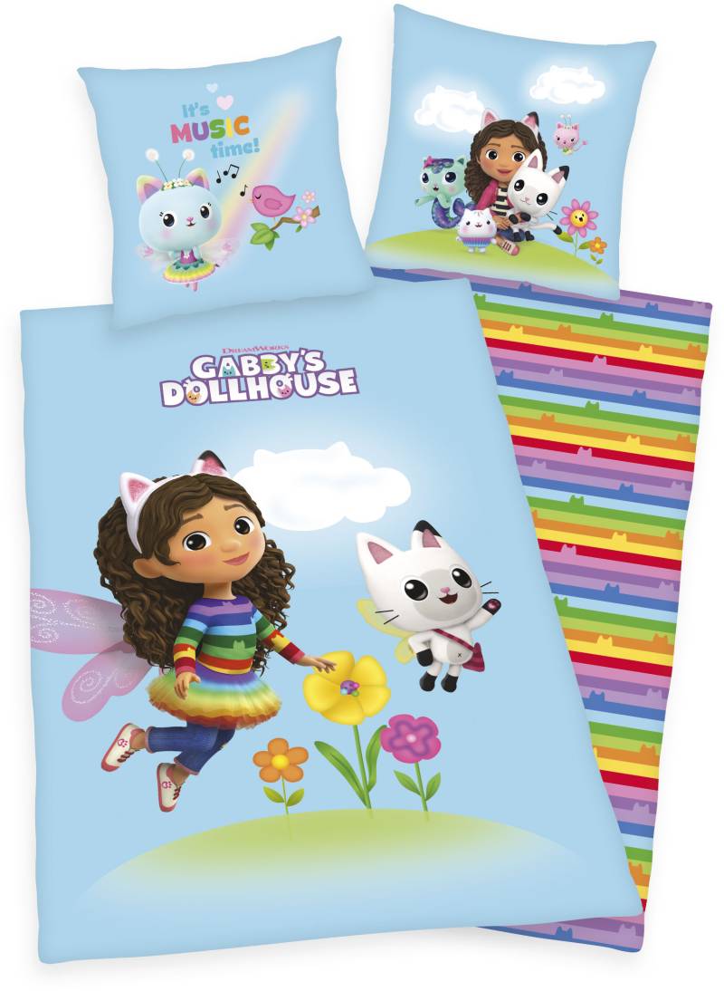 Dreamworks Gabby’s Dollhouse Kinderbettwäsche "Gabbys Dollhouse" 2 Stk. tlg. mit tollem Motiv Dreamworks Gabby’s Dollhouse Kinderbettwäsche "Gabbys Dollhouse" 2 Stk. tlg. mit tollem Motiv von Dreamworks Gabby’s Dollhouse