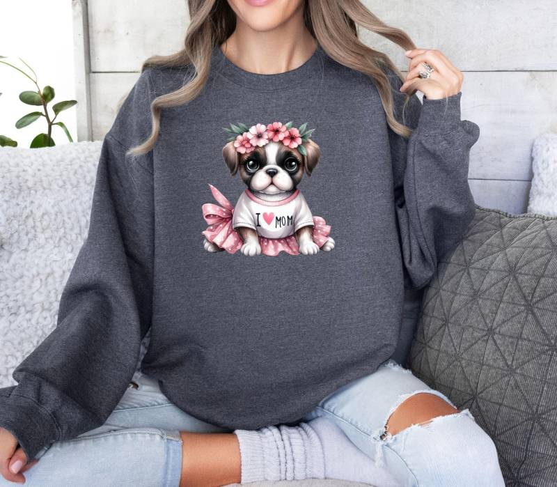 Ich Liebe Mama Sweatshirt Geschenk Für | Muttertagsgeschenk Zur Geburt von DreamyDesignPrint
