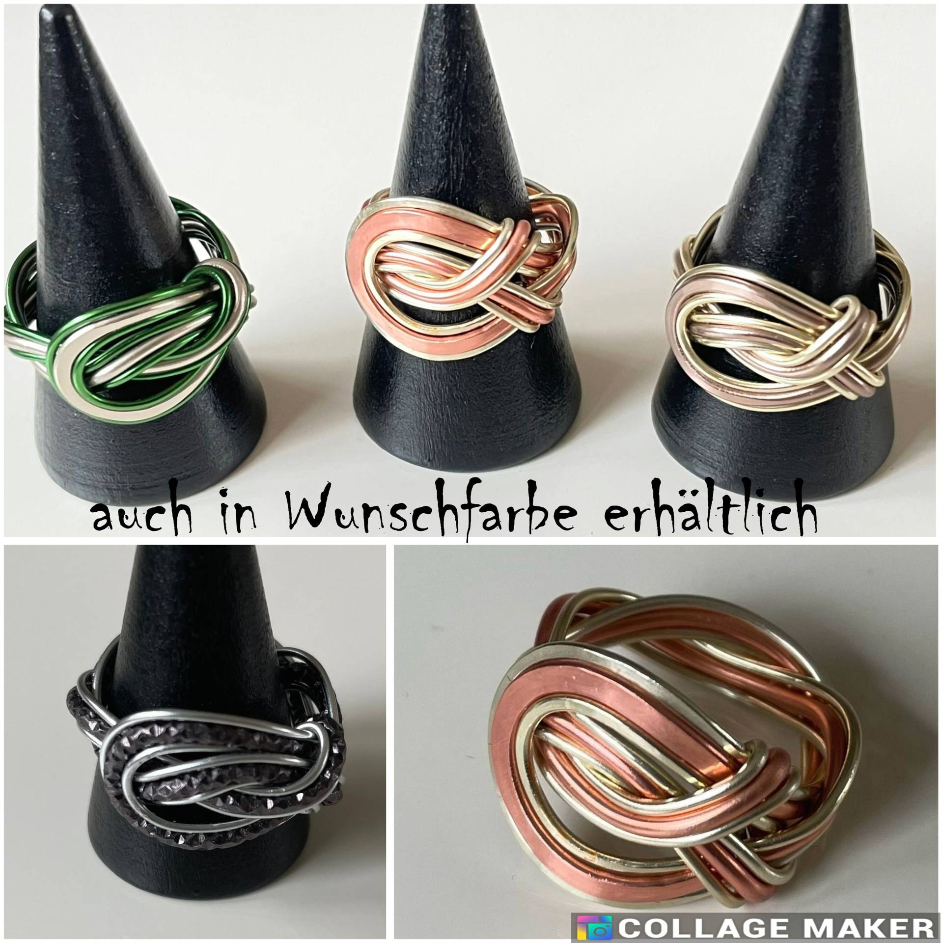 3Fach Knotenring Aus Aluminiumdraht 3Fach Knotenring Aus Aluminiumdraht von DreamyPearl