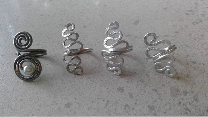 Gehämmerter Aluminium Ring Gehämmerter Aluminium Ring von DreamyPearl