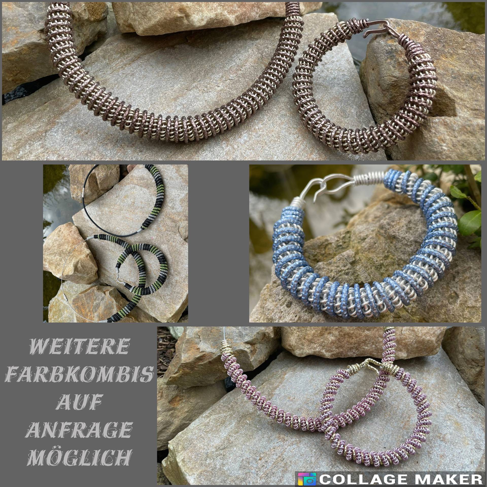 Kettenanhänger Am Halsreif Und Armreif Kettenanhänger Am Halsreif Und Armreif von DreamyPearl
