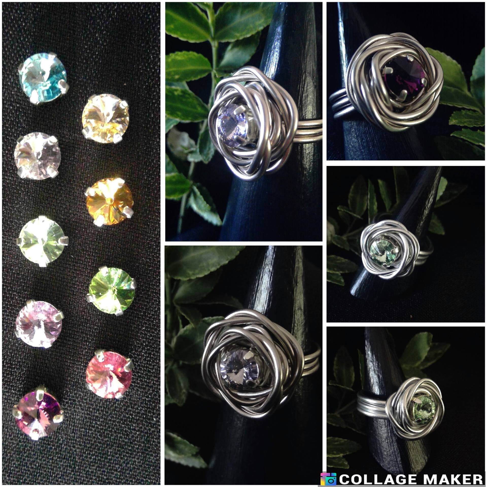 Knotenring Mit Swarovski - Kristall Knotenring Mit Swarovski - Kristall von DreamyPearl