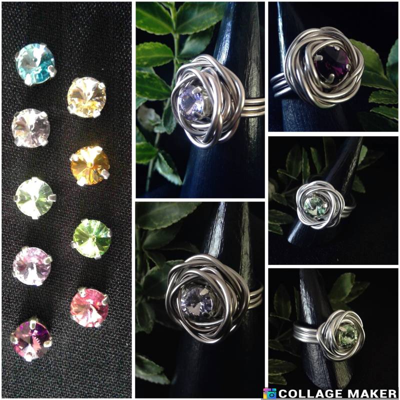 Knotenring Mit Swarovski - Kristall Knotenring Mit Swarovski - Kristall von DreamyPearl