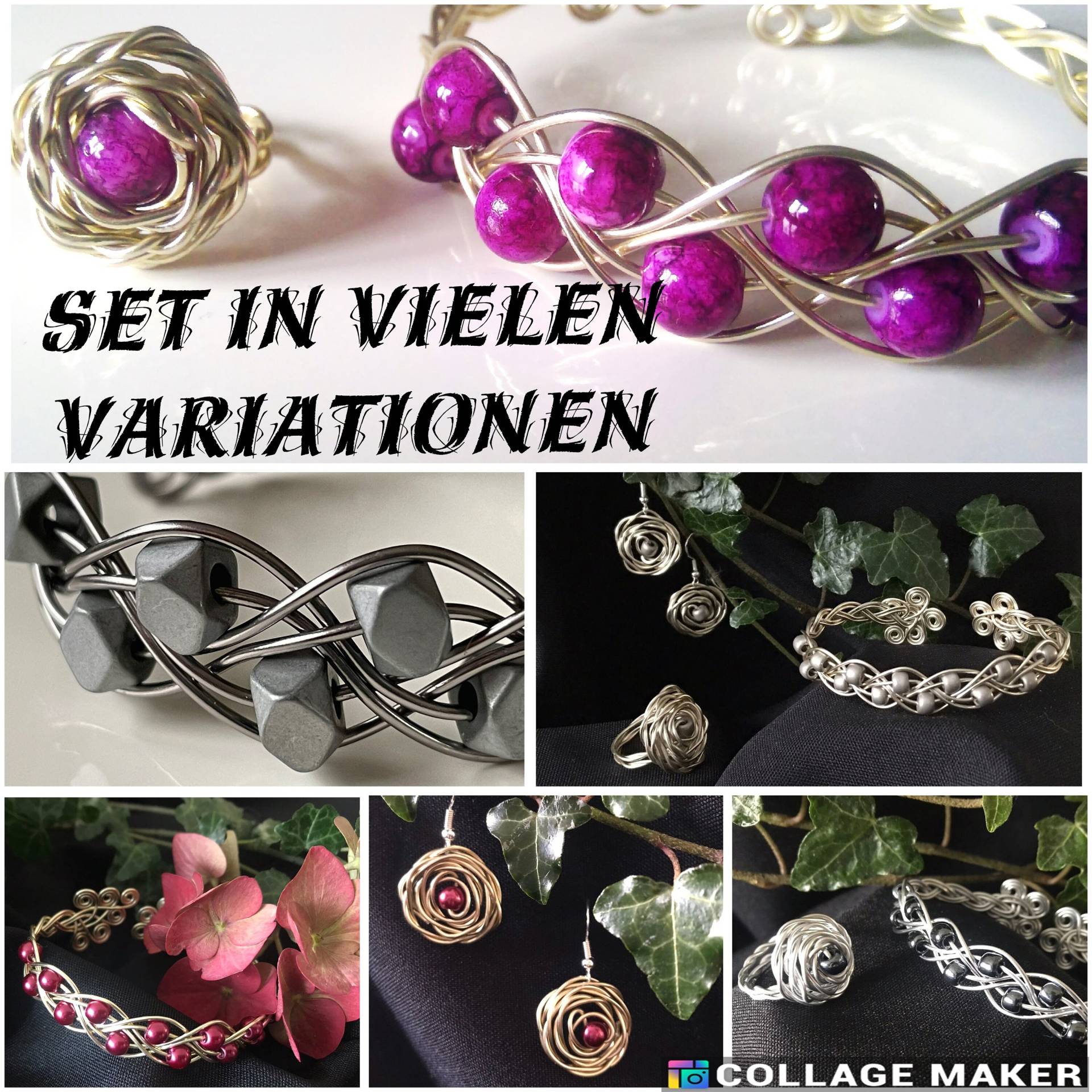 Schmuck - Set Rosenrot Schmuck - Set Rosenrot von DreamyPearl