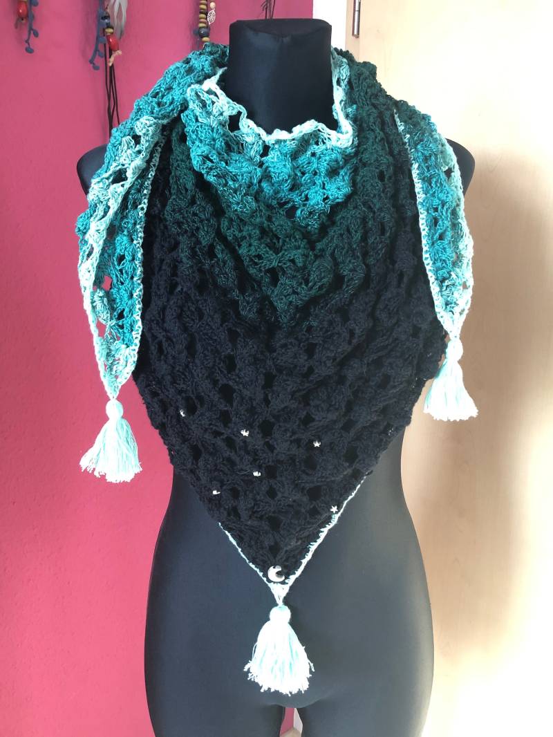 Häkeltuch, Dreieckstuch von DreasSaihoubako