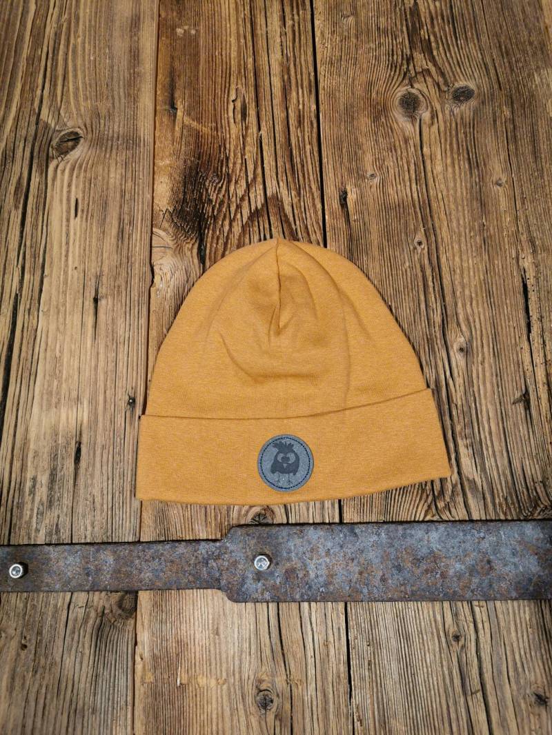 Hipster Mütze Senfgelb Meliert Beanie Unisex Junge Mädchen von DreckspatzShop