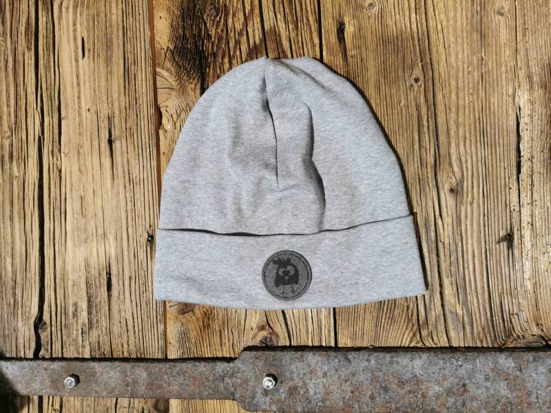 Hipster Mütze in Grau Meliert Beanie Jungen Mädchen Unisex von DreckspatzShop