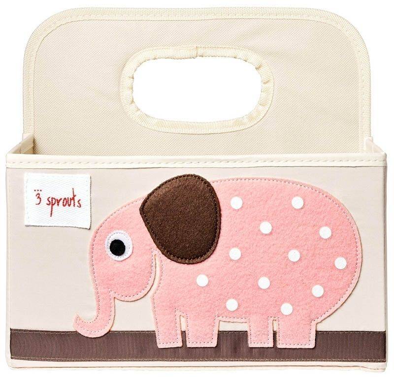 3 Sprouts - Windelaufbewahrungsbox / Elefant von Drei Sprouts