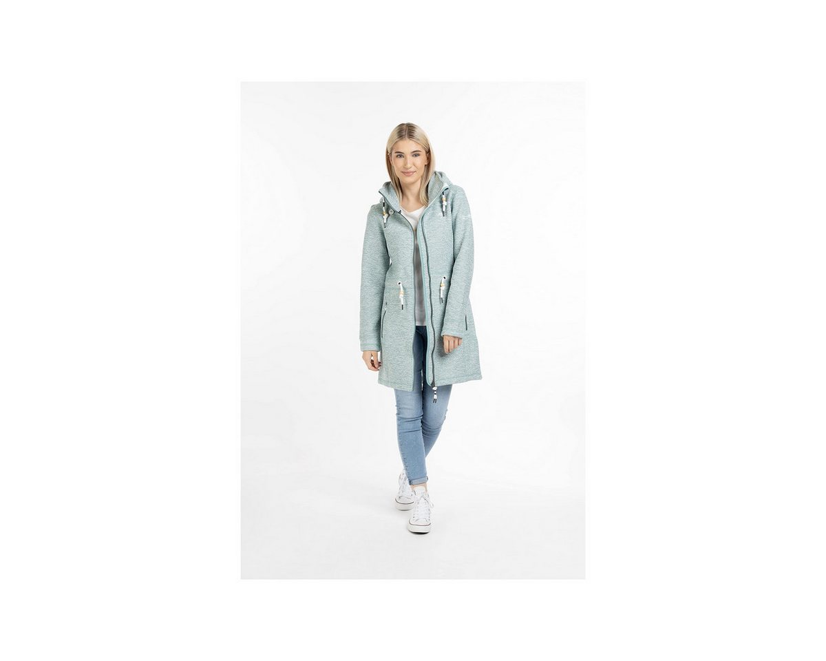 Dreimeister Fleecejacke Fleecejacke für Damen in türkis (1-St) von Dreimeister