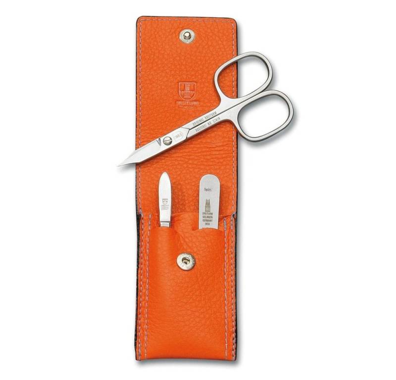 Dreiturm Solingen Maniküre-Etui DREITURM 3-teiliges Maniküre-Etui – Made in Solingen - Modell Arancio, 1 tlg. von Dreiturm Solingen