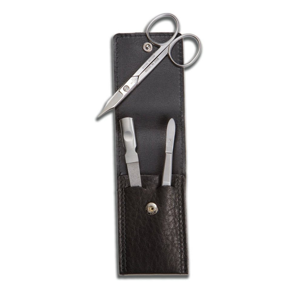 Dreiturm Solingen Maniküre-Etui DREITURM 3-teiliges Maniküre-Etui – Made in Solingen - Modell Nero, 1 tlg. von Dreiturm Solingen