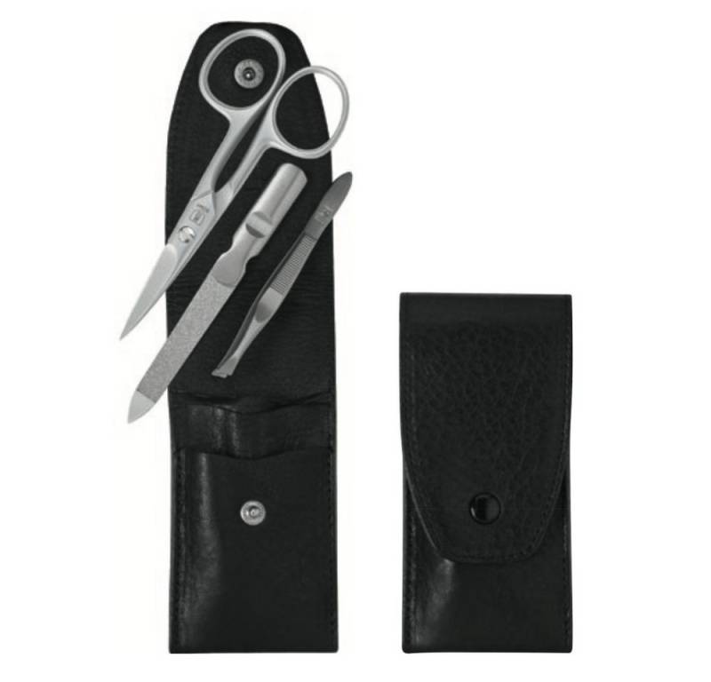 Dreiturm Solingen Maniküre-Etui DREITURM Manicure Etui – Premium Solinger Lederetui Modell Nero, 1 tlg. von Dreiturm Solingen