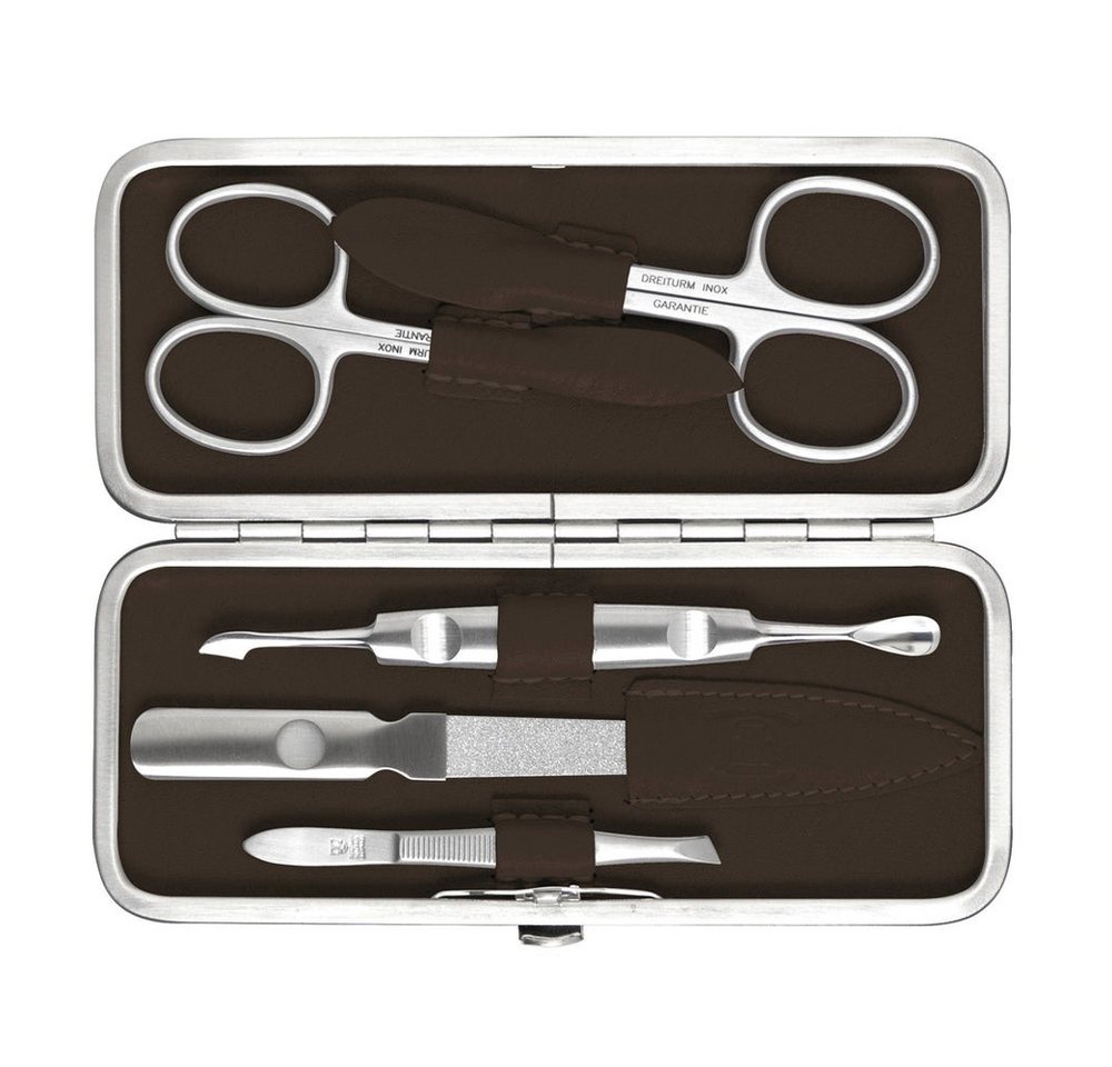 Dreiturm Solingen Maniküre-Etui Maniküre-Etui aus Leder – Made in Solingen, 1 tlg. von Dreiturm Solingen