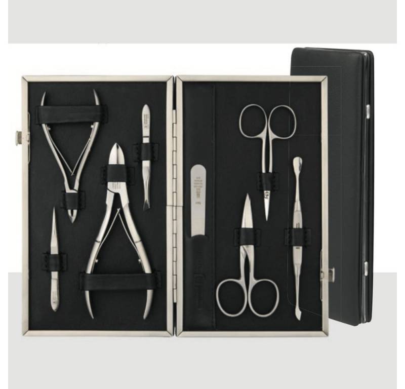 Dreiturm Solingen Maniküre-Etui Rahmenetui 2 Zangen, 2 MANUFAKT Scheren, 1 tlg. von Dreiturm Solingen