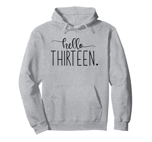 Dreizehn Geburtstag Mädchen Thirteen Herz ich Bin 13 Mädchen Pullover Hoodie von Dreizehn Geburtstag Mädchen Thirteen Herz Mädchen