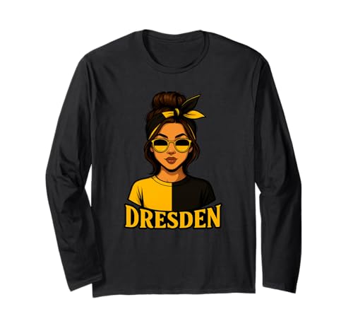 Dresden T-Shirt Dresdener Ultras Dresdner Sachsen Damen Langarmshirt von @Dresden Dresdner Jungs