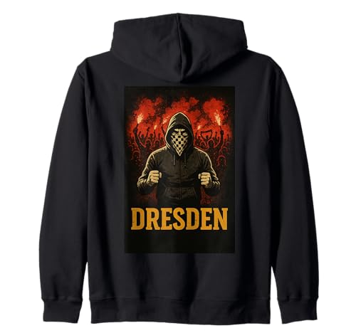 Dresden Dresdner Jungs Ultras Ostdeutscher Dresdener Kapuzenjacke Dresden Dresdner Jungs Ultras Ostdeutscher Dresdener Kapuzenjacke von Dresden Fan Shop Ultras