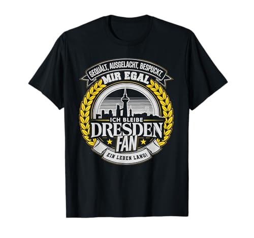 Dresden Geschenk Herren Damen Dresdener Hooligan Ultras T-Shirt von Dresden Tshirt Für Kinder Herren Damen Dresdner