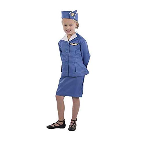 Dress Up America Retro Stewardess Flight Attendant Kostüm für Mädchen von Dress Up America