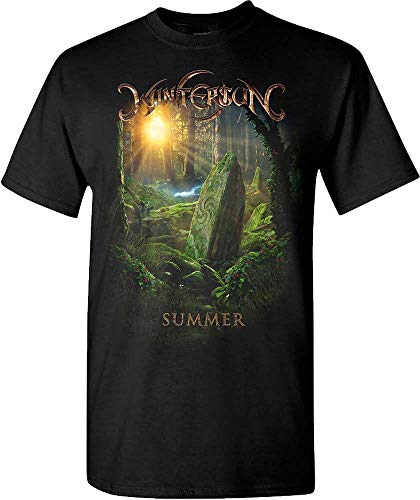 Wintersun – Herren Sommer T-Shirt You are The Source Schwarz - Schwarz - XX-Large von DressCode