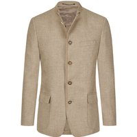 Dressler Teilgefütterter Janker aus Schurwolle mit Ärmelpatches, Regular Fit in 28 von Dressler