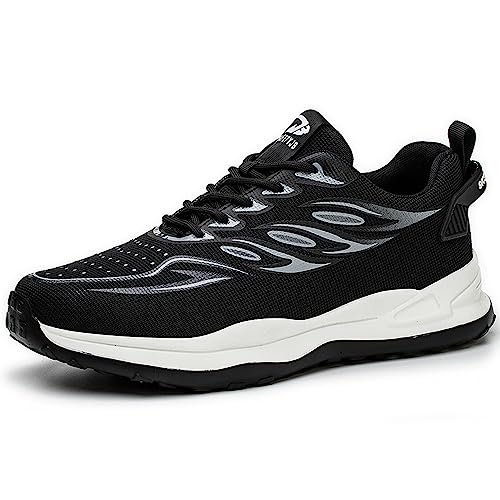 Dressnu Herren Anti-Smashing Sicherheitsschuhe zu tragen Bequeme und atmungsaktive Arbeitsschuhe, Grau, 8 von Dressnu