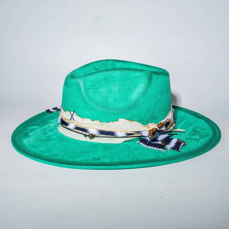 Houston Grüner Hut Handgemachte Hohe Qualität Houston Grüner Hut Handgemachte Hohe Qualität von Dressrae