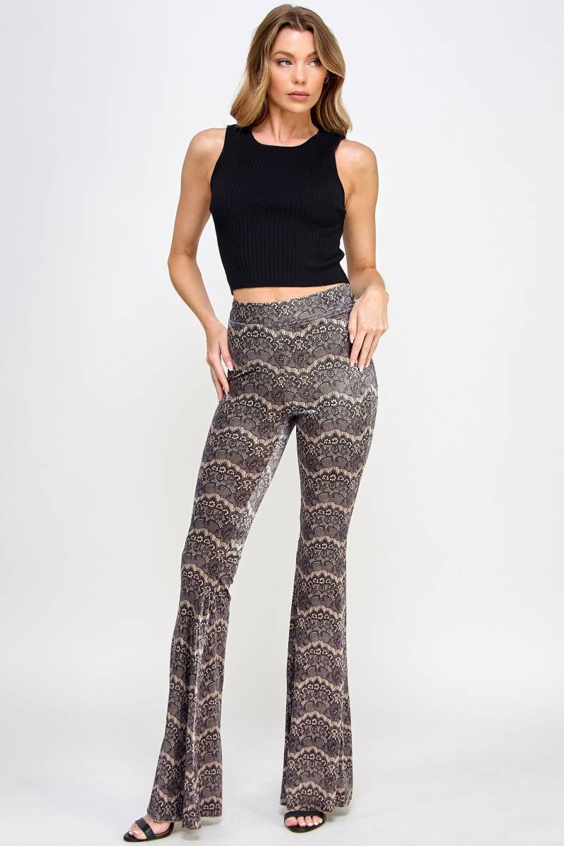 Samt-Schlaghose Mit Gesäßtasche von Dressrae