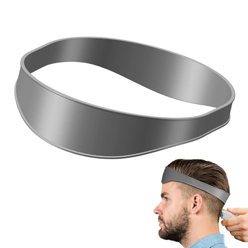 Dreuhuing Haarschneide-Anleitung – Bartformwerkzeug | Gebogene Silikon-Haarschnittwerkzeuge zum Haarschneiden und Schneiden von Haarschnitt-Zubehör von Dreuhuing