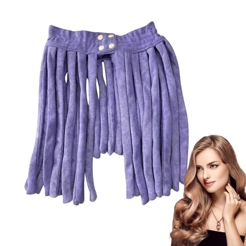 Dreuhuing Hitzefreies Lockenset, Hitzeloser Lockenwickler | 2-in-1-Trockenhaarkappen-Stirnband,Wasserabsorbierendes, flexibles Nudelform-Styling-Tool für Mädchen, Lockenhaarverstärker Dreuhuing Hitzefreies Lockenset, Hitzeloser Lockenwickler | 2-in-1-Trockenhaarkappen-Stirnband,Wasserabsorbierendes, flexibles Nudelform-Styling-Tool für Mädchen, Lockenhaarverstärker von Dreuhuing