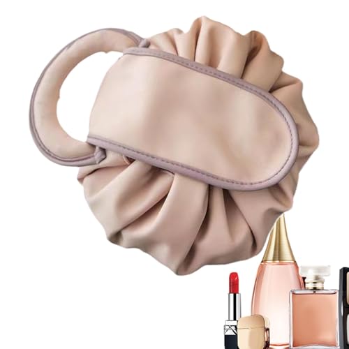 Dreuhuing Kosmetik-Organizer-Tasche, tragbarer Make-up-Organizer - Kosmetiktasche aus PU-Leder, Make-up-Tasche mit Kordelzug,Wasserdichter Make-up-Organizer, Kulturbeutel mit großem Fassungsvermögen Dreuhuing Kosmetik-Organizer-Tasche, tragbarer Make-up-Organizer - Kosmetiktasche aus PU-Leder, Make-up-Tasche mit Kordelzug,Wasserdichter Make-up-Organizer, Kulturbeutel mit großem Fassungsvermögen von Dreuhuing