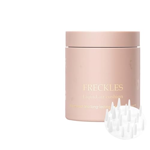 Dreuhuing Künstliche Sommersprossen - Punktstift für das Gesicht,Wasserfester Sommersprossen-Stempel Liquid Air Cushion Langanhaltendes Beauty Tool für Frauen Mädchen Tägliches Make-up von Dreuhuing