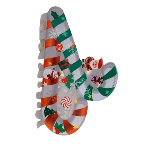 Dreuhuing Weihnachts-Haarklammer | Stilvolle Weihnachts-Haarspange - Urlaub Haarschmuck Schöne Frauen Haarspange für dickes Haar dünnes Haar von Dreuhuing