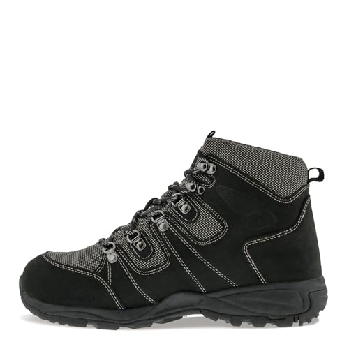 Drew Herren Trek Nubuck Boots 11 4W Schwarz, Schwarzes Nubuk, 12.5 Wide von Drew