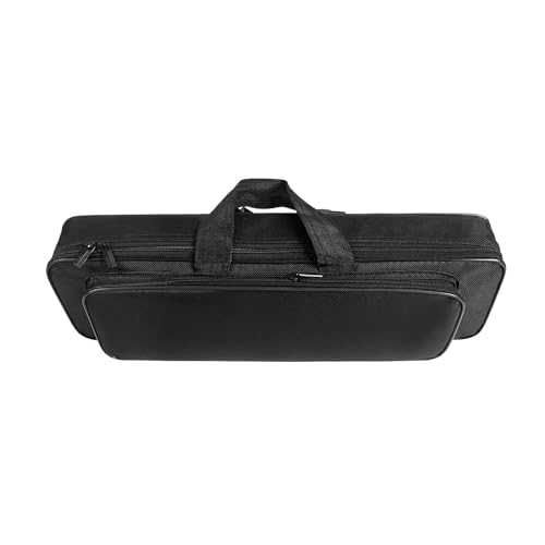 Drfeify Fischereistabkoffer Beutel Kee-resistente Angelfisch-Stange Organizer mit Zwei Reißverschlüssen und Tragegriff für Tragbare Angelgeräte 45 Cm/50 Cm/60 Angelrutenbeutel ANG (50cm) von Drfeify