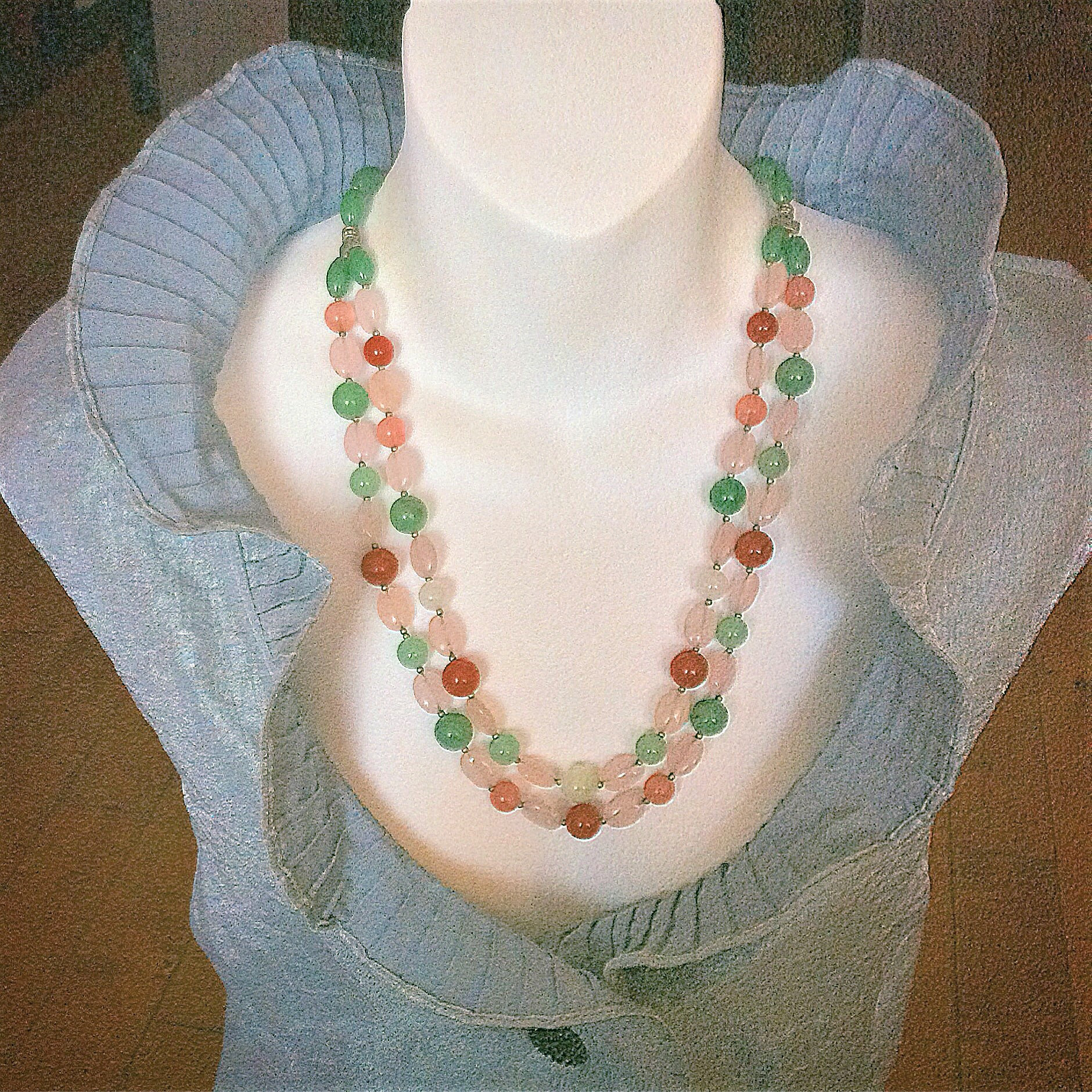 Boho Edelstein Doppelstrang-Halskette, Multi-Edelstein-Halskette, Perlen Halskette, Heilung Statement Beste Freundin Geschenk, Geschenk Für Sie Boho Edelstein Doppelstrang-Halskette, Multi-Edelstein-Halskette, Perlen Halskette, Heilung Statement Beste Freundin Geschenk, Geschenk Für Sie von DriadaHappyVibeGems
